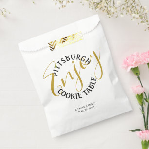 Pittsburgh Cookie Table Favor Bag