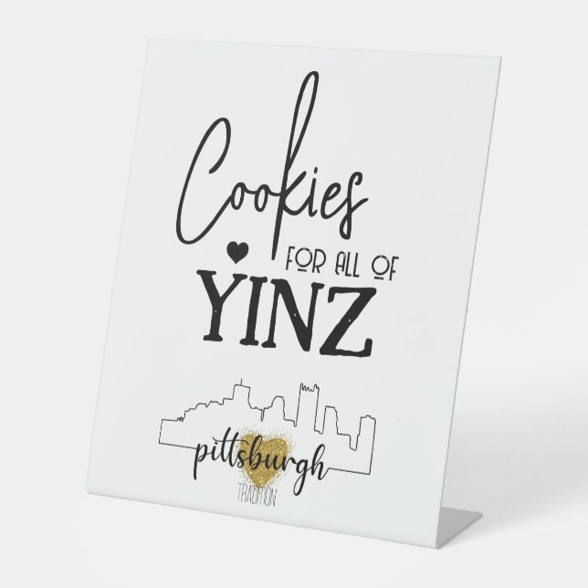 Pittsburgh Cookie Table Sign (Front)