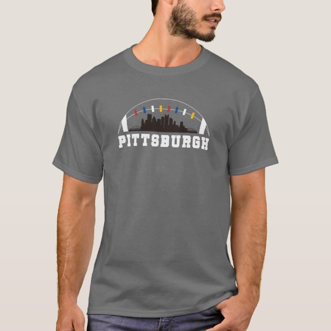 Pittsburgh Football Skyline T-Shirt (Front)