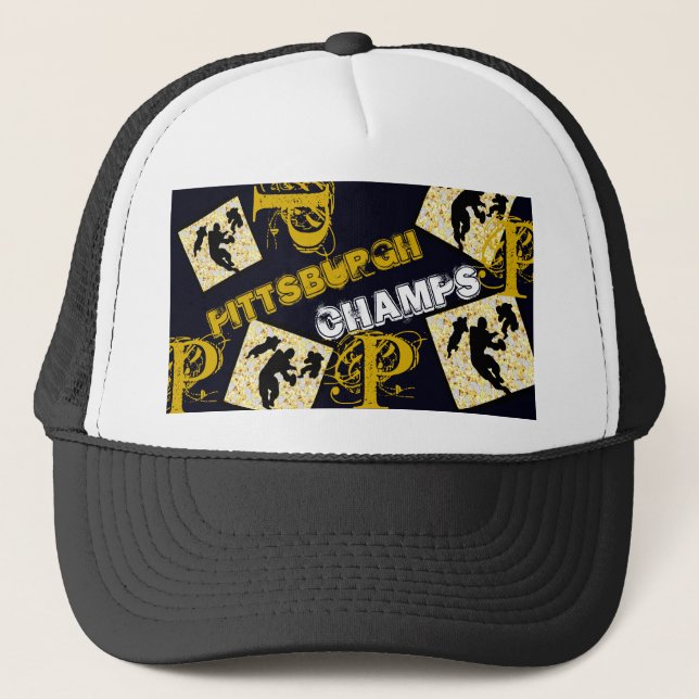 PITTSBURGH FOOTBALL TRUCKER HAT (Front)
