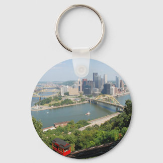 Pittsburgh from Mt Washington Keychain
