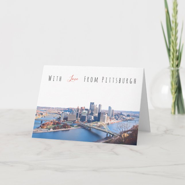 Pittsburgh Greeting Card (Front)