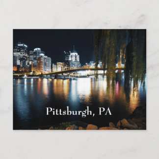 Pittsburgh in color postcard