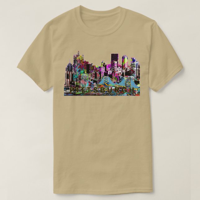 Pittsburgh in graffiti T-Shirt (Design Front)