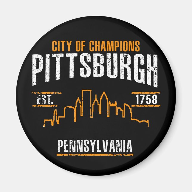 Pittsburgh Magnet (Front)