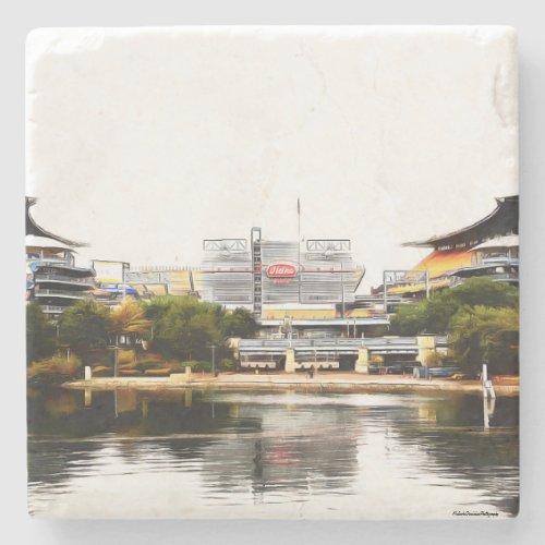 Pittsburgh Marble Coasters