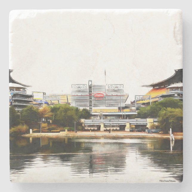 Pittsburgh Marble Coasters (Front)