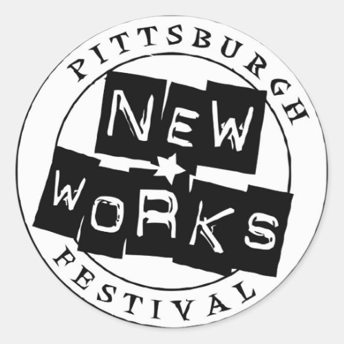 Pittsburgh New Works Festival Stickers