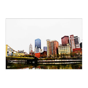 Pittsburgh on Acrylic Print