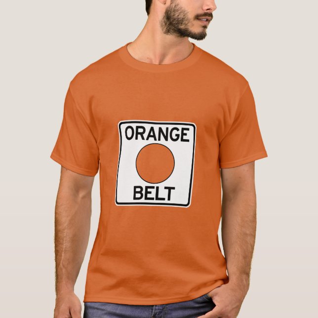 Pittsburgh Orange Belt T-Shirt (Front)