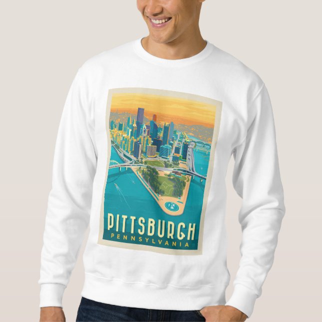 Pittsburgh, PA | Bird's Eye View Sweatshirt (Front)