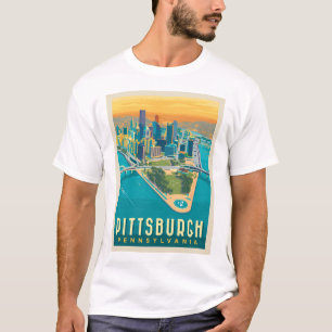 Pittsburgh, PA   Bird's Eye View T-Shirt