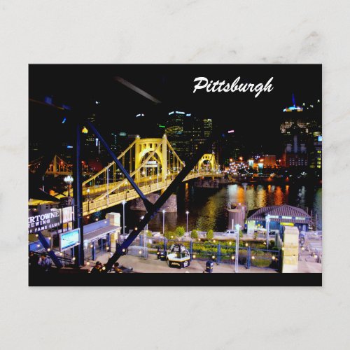 _PittsburghPA_Bridge_Photo_Postcard Postcard