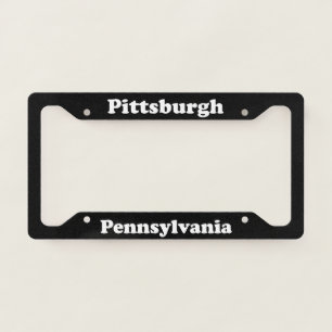 Pittsburgh PA License Plate Frame