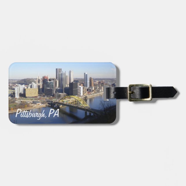 Pittsburgh, PA Luggage Tag (Front Horizontal)