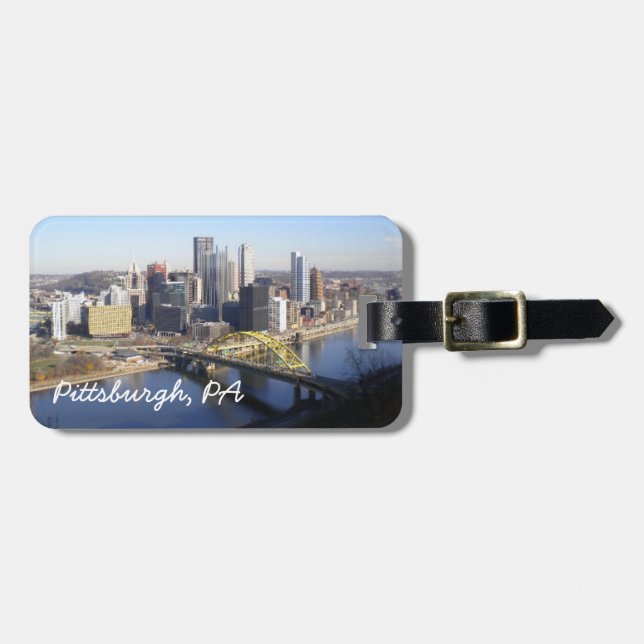 Pittsburgh, PA Luggage Tag (Front Horizontal)