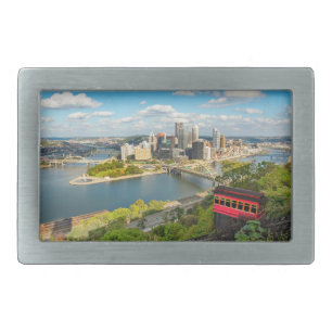 Pittsburgh PA Photograph Belt Buckle