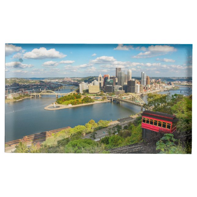 Pittsburgh PA Photograph Place Card Holder (Front)