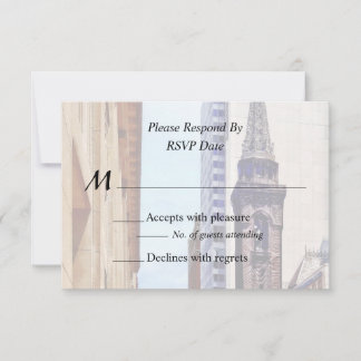 Pittsburgh PA Smithfield St Near Smithfield Church RSVP Card