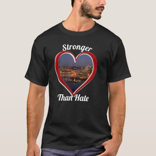 Pittsburgh PA Stronger Than Hate T_Shirt