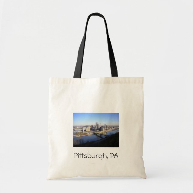 Pittsburgh PA Tote Bag (Front)