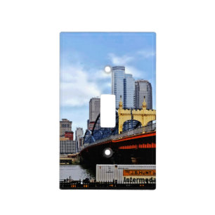 Pittsburgh PA - Train By Smithfield St Bridge Light Switch Cover