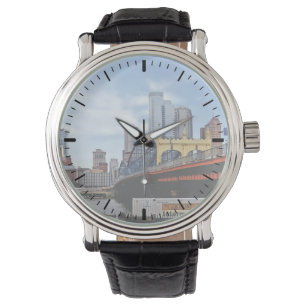 Pittsburgh PA - Train By Smithfield St Bridge Watch