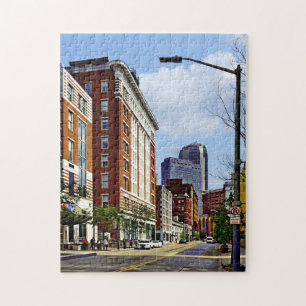 Pittsburgh PA - View Down Ninth Street Jigsaw Puzzle