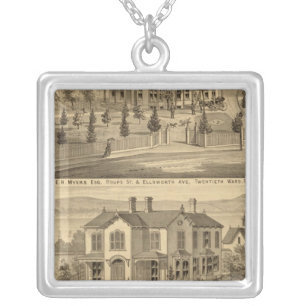Pittsburgh, Pennsylvania 2 Silver Plated Necklace