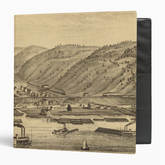 Pittsburgh, Pennsylvania 3 Ring Binder (Front/Inside)