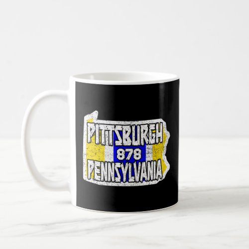 Pittsburgh Pennsylvania 878 Home State City Pride  Coffee Mug