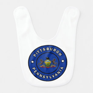 Pittsburgh Pennsylvania Baby Bib