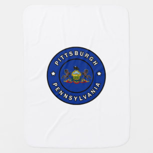 Pittsburgh Pennsylvania Baby Blanket