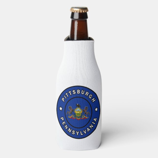 Pittsburgh Pennsylvania Bottle Cooler (Bottle Front)