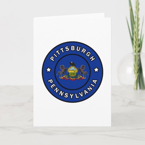 Pittsburgh Pennsylvania Card