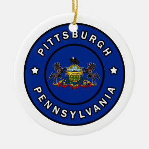 Pittsburgh Pennsylvania Ceramic Ornament