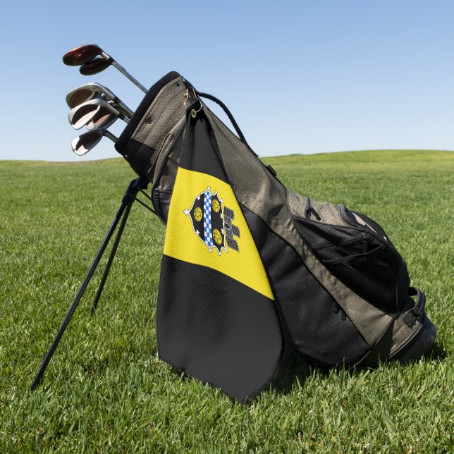 Pittsburgh (Pennsylvania) city flag   Golf Towel (Green)