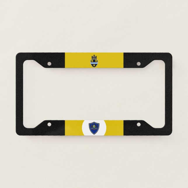 Pittsburgh (Pennsylvania) city flag   License Plate Frame (Front)