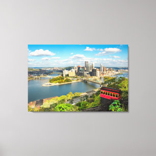 Pittsburgh Pennsylvania Duquesne Incline Canvas Print