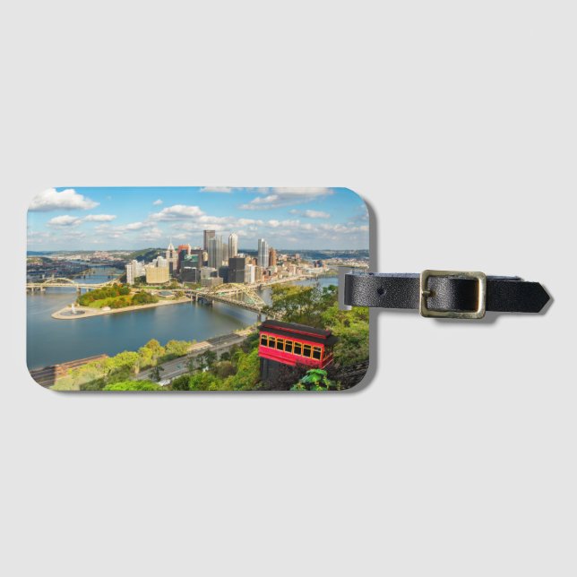 Pittsburgh Pennsylvania Duquesne Incline  Luggage Tag (Front Horizontal)