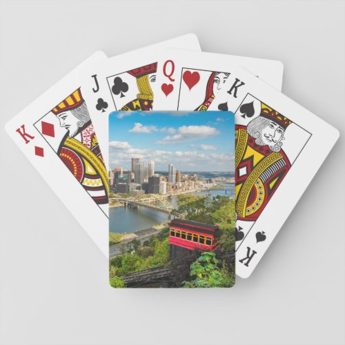 Pittsburgh Pennsylvania Duquesne Incline Playing Cards