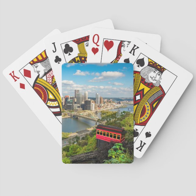 Pittsburgh Pennsylvania Duquesne Incline Poker Cards (Back)