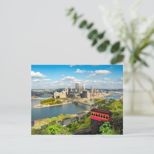 Pittsburgh Pennsylvania Duquesne Incline Postcard