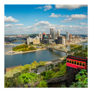 Pittsburgh Pennsylvania Duquesne Incline Poster