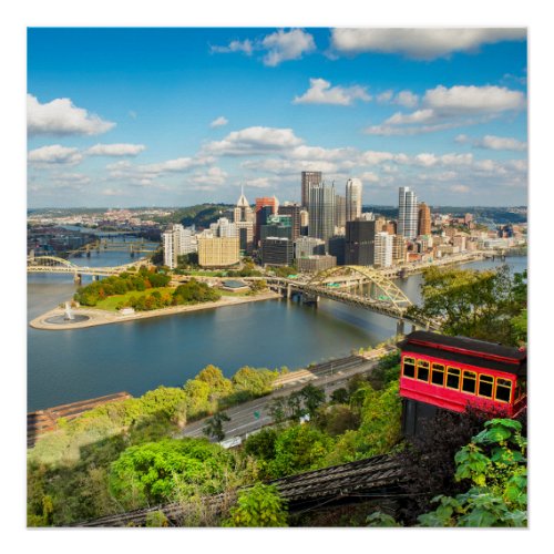 Pittsburgh Pennsylvania Duquesne Incline  Poster