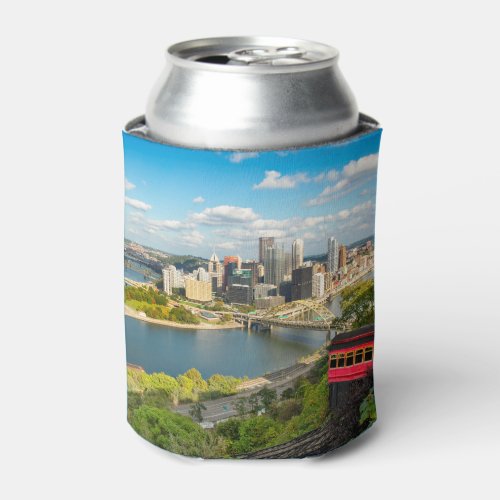 Pittsburgh Pennsylvania Duquesne Incline View   Can Cooler