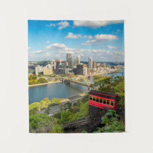 Pittsburgh Pennsylvania Duquesne Incline View Tapestry