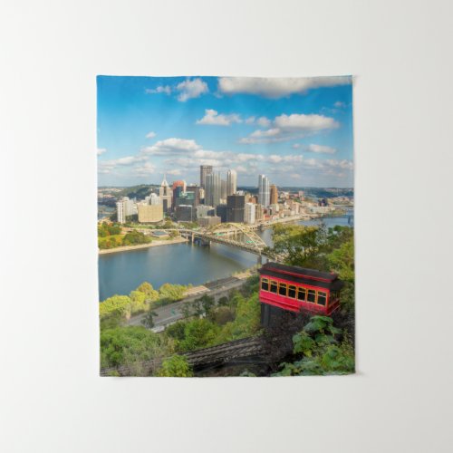 Pittsburgh Pennsylvania Duquesne Incline View Tapestry