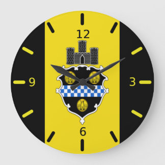 Pittsburgh (Pennsylvania) flag Large Clock