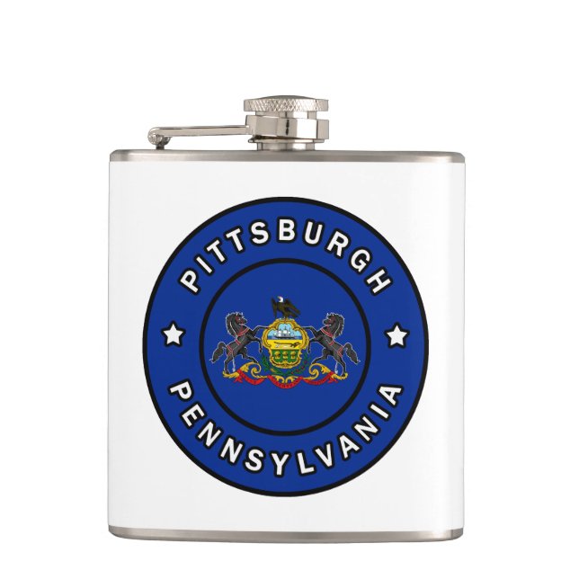 Pittsburgh Pennsylvania Flask (Front)